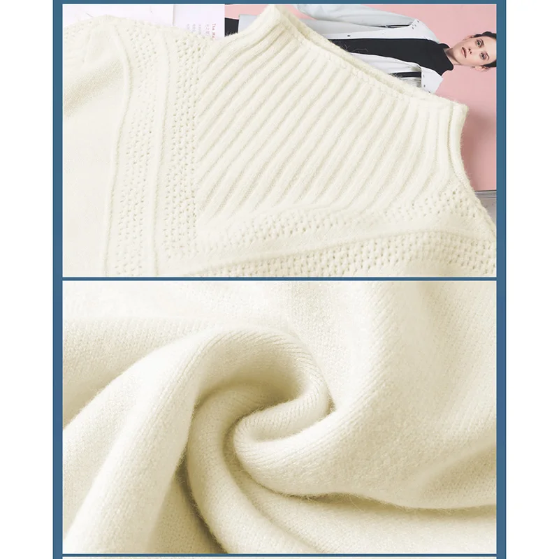 Women Turtleneck Winter Sweater 2018 New Long Knitted Women Sweaters And Pullovers Elasticity Female Jumper Tricot Tops LF076