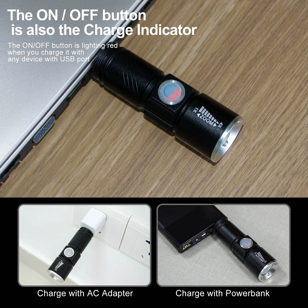 USB Перезаряжаемый велосипедный светильник 3 ing mode мини светодиодный