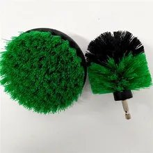 2 шт. щетка для чистки мощность скраб-щетка Чистая щетка используется на электрической дрели для ковер на диван кожа пластик деревянный