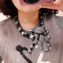 N102 ОСО испанский медведь ювелирные изделия Роскошный бренд известный ювелирные изделия ожерелье колье Макси короткая большая бижутерия ожерелья для женщин