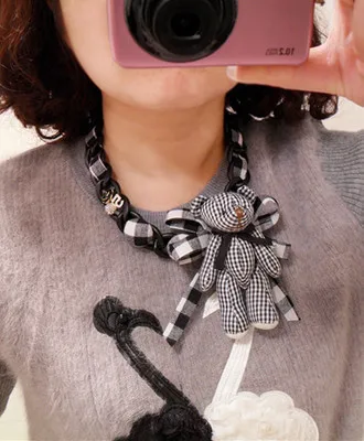 

N102 Oso Spanish Bear Jewlery Luxury Brand Famous New 2018 Jewelry Collares Colliers Maxi Short Big Bijoux Necklaces For Women