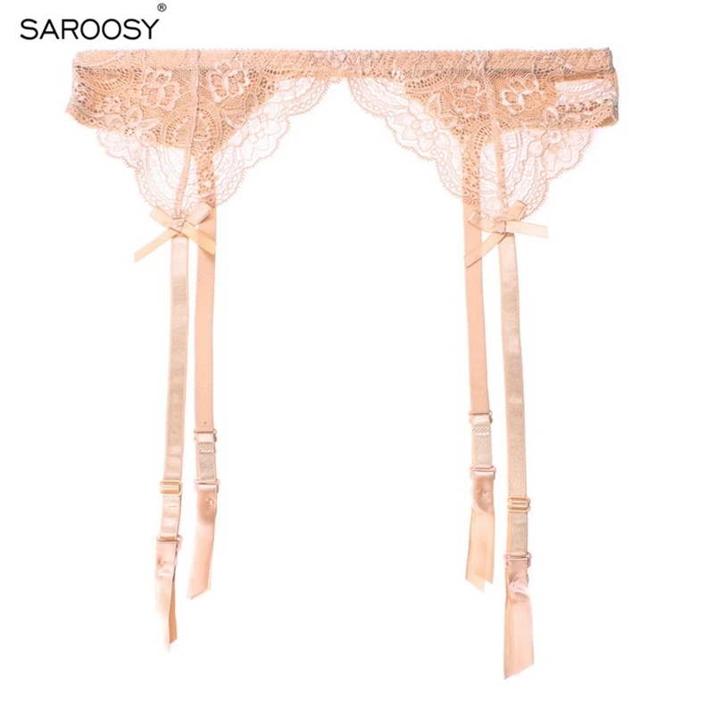 SAROOSY New Sexy Adjustable Lace Garter for Women Bow Tie Detail Belt for Stockings Sexy Underwear Plus Size