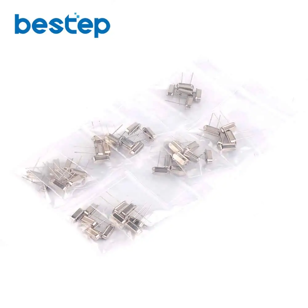 50PCS Crystal Oscillators HC-49S 10 Values* each value 5pcs Assortment Kit