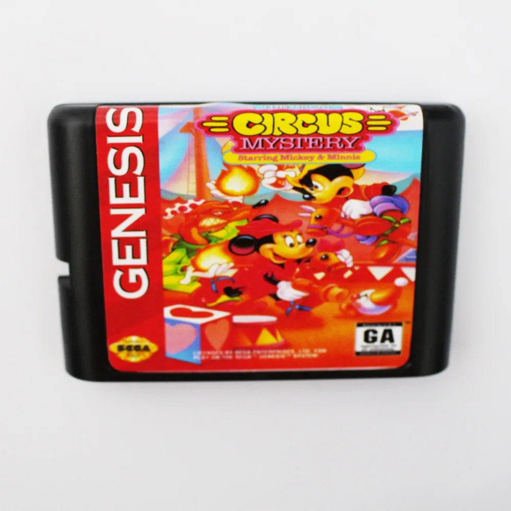 

The Great Circus Mystery 16 bit MD Game Card For Sega Mega Drive For Genesis