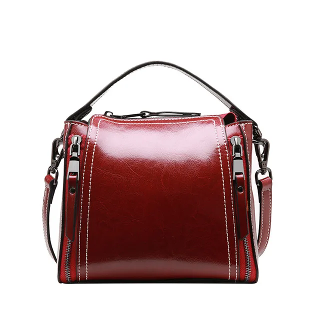 Женские сумки от известного бренда BEGOOER, Сумки из натуральной кожи, сумки через плечо для женщин, мини-сумка на плечо, винтажная сумка-мессенджер - Цвет: red wine