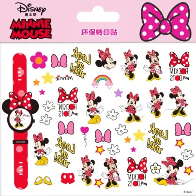 Disney frozen minnie sofia Детские Водонепроницаемые тату часы стикер с днем рождения Дети