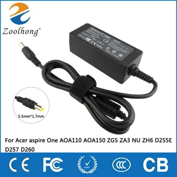 

19V 1.58A 30W laptop AC power adapter charger for Acer aspire One AOA110 AOA150 ZG5 ZA3 NU ZH6 D255E D257 D260 5.5mm * 1.7mm