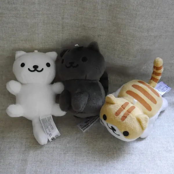 Домашний декор японский мягкий плюш Neko Atsume 4 &quot10 см|stuffed animal|atsume nekoanimal plush |