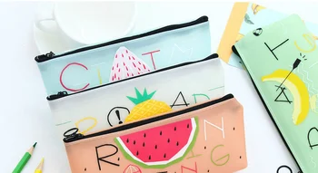

Cute fruits pencil bag watermelon pencil case Stationery Storage Organizer Bag for kids office school supplies Escolar Papelaria