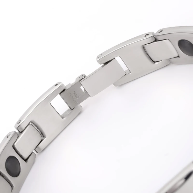 2019 Fashion man Bangles bracelets for men bijoux titanium 316L stainless steel Jewelry charm therapy magnetic bracelet (3)