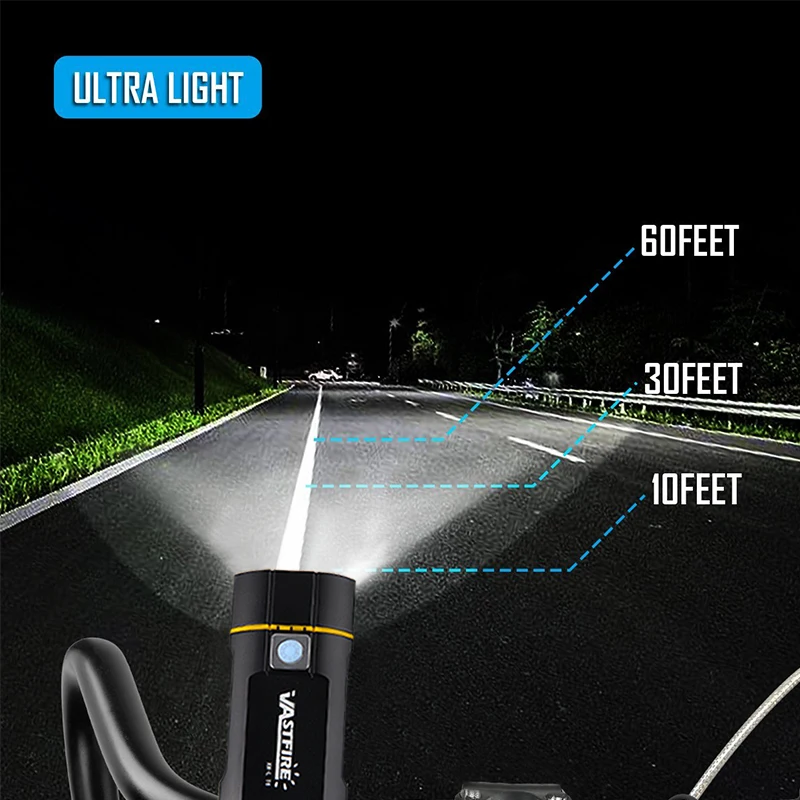 Flash Deal USB Rechargeable 2X L2 LED Bike Lights 6000 LM Front Bicycle Handlebar Headlight Cycling Torch Camping Flashlight 17