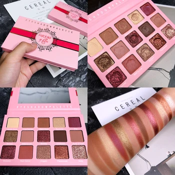 

15 Colors Eye Shadow Palette Shimmer Matte Glitter Makeup Pallete Smoky Pigment Eyeshadow Palette Cosmetic Makeup Eye Palette