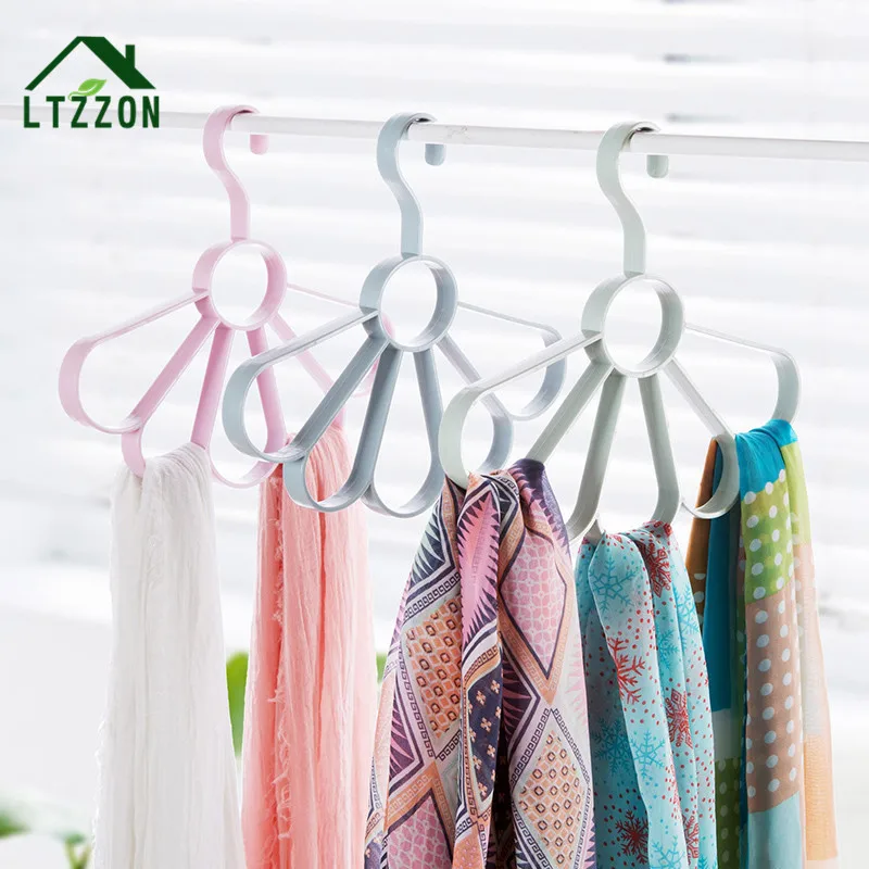 1PC Fashion Circle Scarf Rack Hanger Multifunctional Hanger Clothes Tie