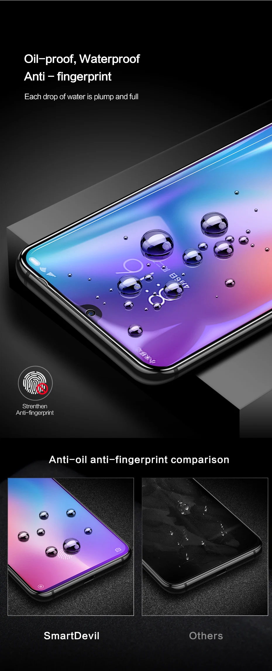 SmartDevil закаленное стекло для Xiaomi Mi 9t se 9 Pro K 20 Pro Защитная пленка для экрана анти-синий свет легко установить устойчивый к царапинам