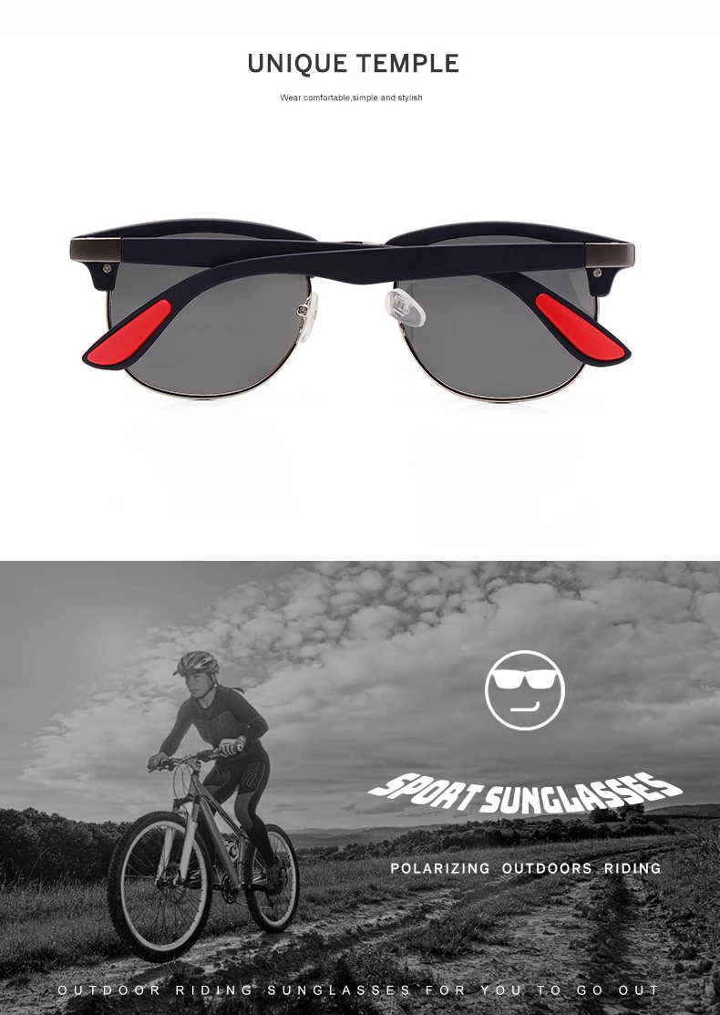 Классические поляризационные солнцезащитные очки с металлической оправой для мужчин и женщин, брендовые дизайнерские солнцезащитные очки без оправы, UV400 Gafas Oculos De Sol P3016