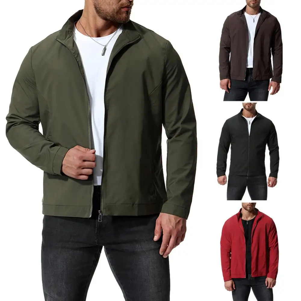 Big Size Men's Spring Bomber Jacket Men Autumn Army Green Jackets Male
