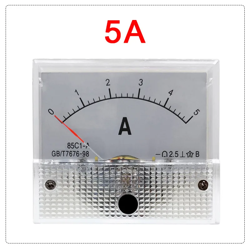 85C1 амперметр постоянного тока аналоговая панель измерителя тока механический указатель Тип 1/5/10/20/30/50/100/200/300/500mA A
