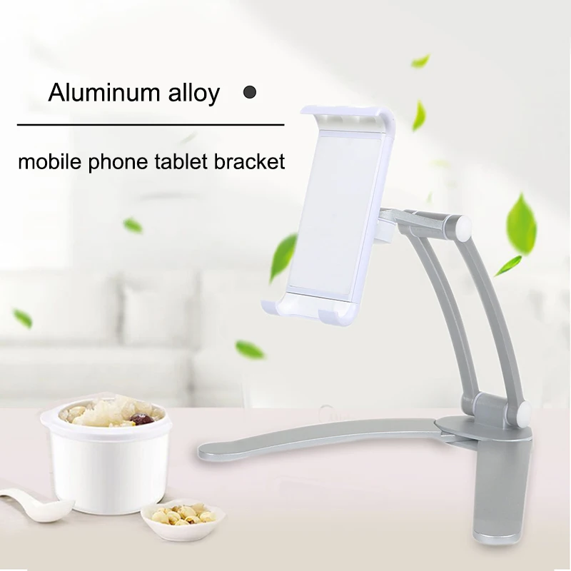 

2019 Hot Kitchen Tablet Mount Stand Desktop Recipe Holder Bracket Adjustable Arm For 5-10.5inch Tablet For DOY