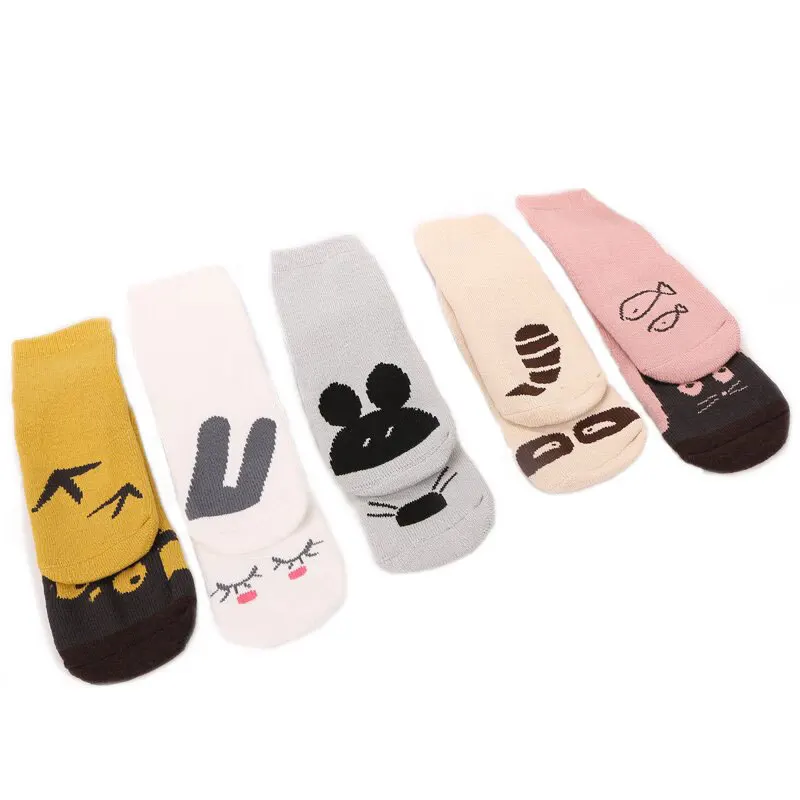 Kawaii/хлопковые детские Носки с рисунком дышащие носки для мальчиков и девочек