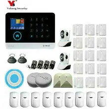 Yobang Security wireless wifi gsm alarm system TFT display door sensor home security alarm systems Wire Siren Kit SIM Alarm