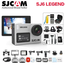 SJCAM SJ6 LEGEND Ultra HD 4K 24fps WiFi 2,0 сенсорный экран Notavek 96660 дистанционная Водонепроницаемая камера на Шлем Лучшая Wifi камера
