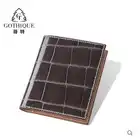 Мужской бумажник из крокодиловой кожи gete, мужской тонкий вертикальный бумажник ручной работы из кожи аллигатора и живота