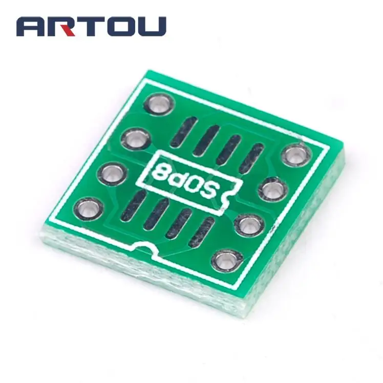

10PCS SOP8 SSOP8 TSSOP8 SOP to DIP Module PCB Board Adapter Plate