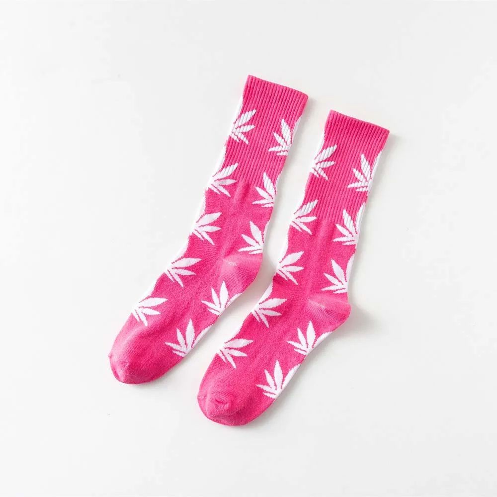 Весна-лето, качественные носки в стиле Харадзюку, chaussette, носки с травками для женщин и мужчин, хлопковые носки в стиле хип-хоп, женские носки, Meias Calcetines - Цвет: 2