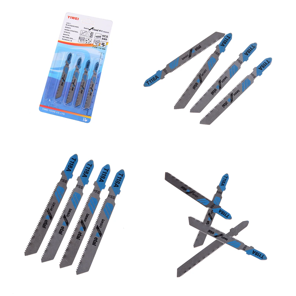 10 PCS=2Bag Jig Saw Blades Wood Metal Fast Cutting Reciprocating Saw