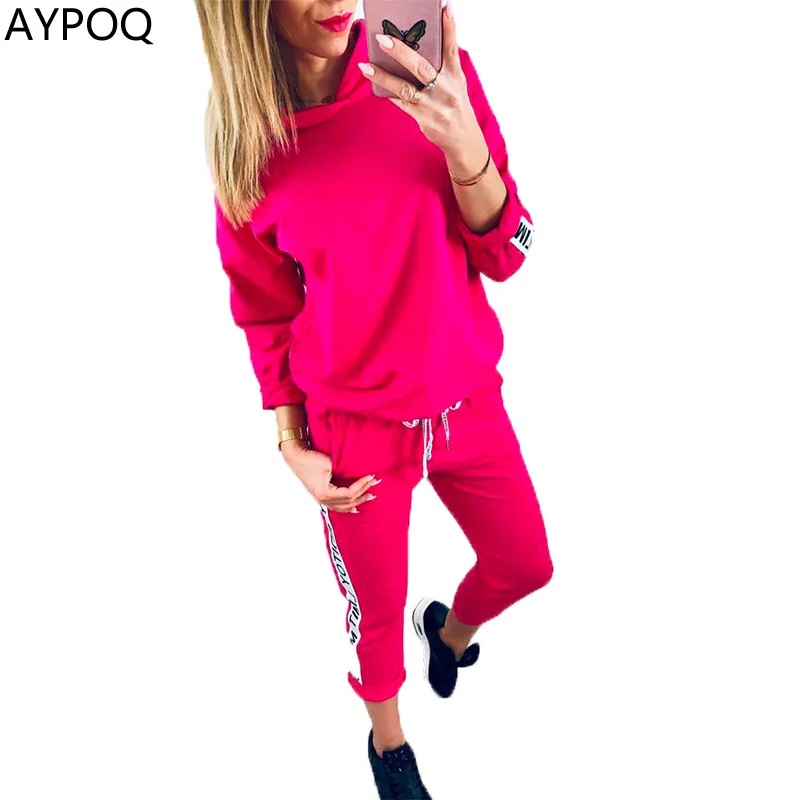 AYPOQ/комплект из 2 предметов толстовки Спортивный костюм спортивные костюмы