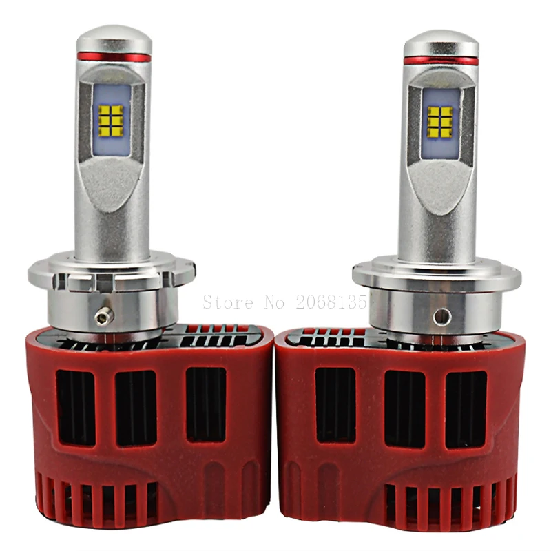 

2PCS P6 Canbus No Error 45W H4 Led Headlight Plug And Play Waterproof design with ZES LED CHIPS 3000K 4000K,5000K, 6000K