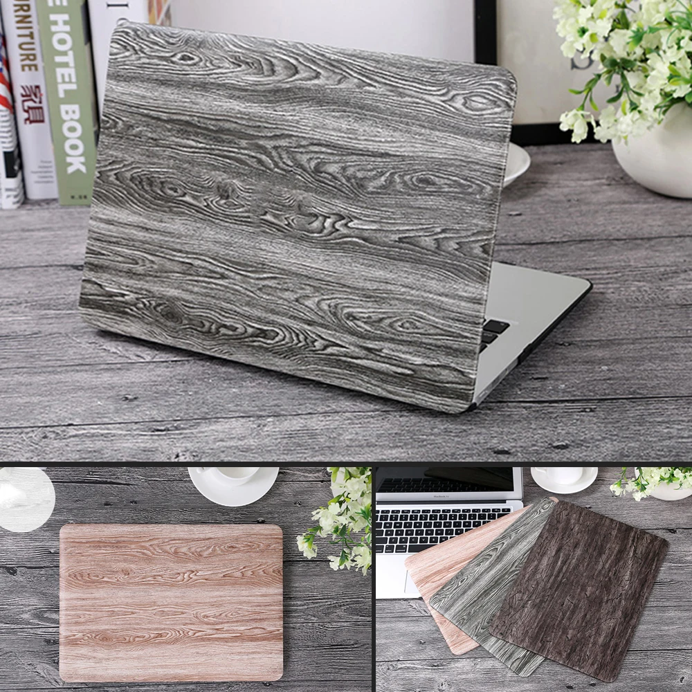 New Wood Grain Laptop Sleeve Notebook Case For Macbook Air 13 Case Cover For Apple Macbook Air Pro Retina 11 12 13.3 15 Inch
