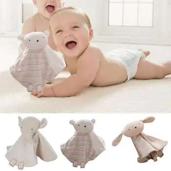 

Baby Organic Cotton Cartoon Animal Pacifier Soothe Towel Set
