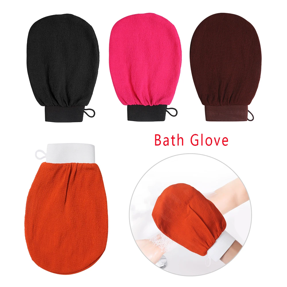 Us 0 71 31 Off Hammam Shower Bath Scrub Glove Exfoliating Body Scrub Facial Tan Massage Mitt Removal Kessa Exfoliate Peeling Glove Towel In Bath