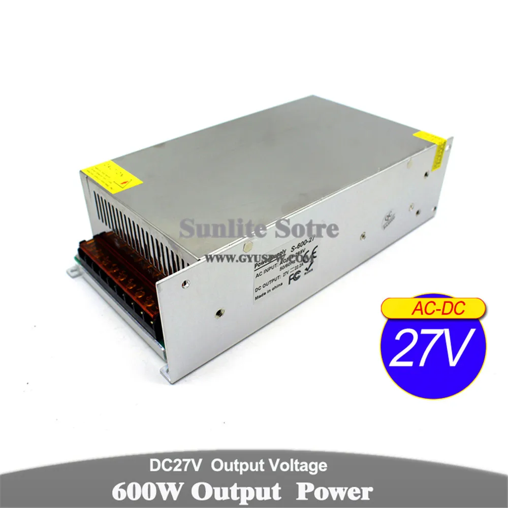 27V600W