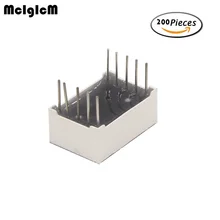 MCIGICM 200pcs 7 segment common Cathode 1 Bit digital Tube 0.56″ 0.56in. Red LED Display 7 segmentos LED Digital tube