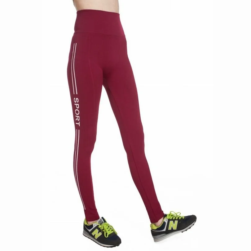 Женские спортивные Леггинсы для фитнеса, Брендовые спортивные штаны с буквенным принтом, новые обтягивающие легинсы для бега для йоги RL019 - Цвет: red