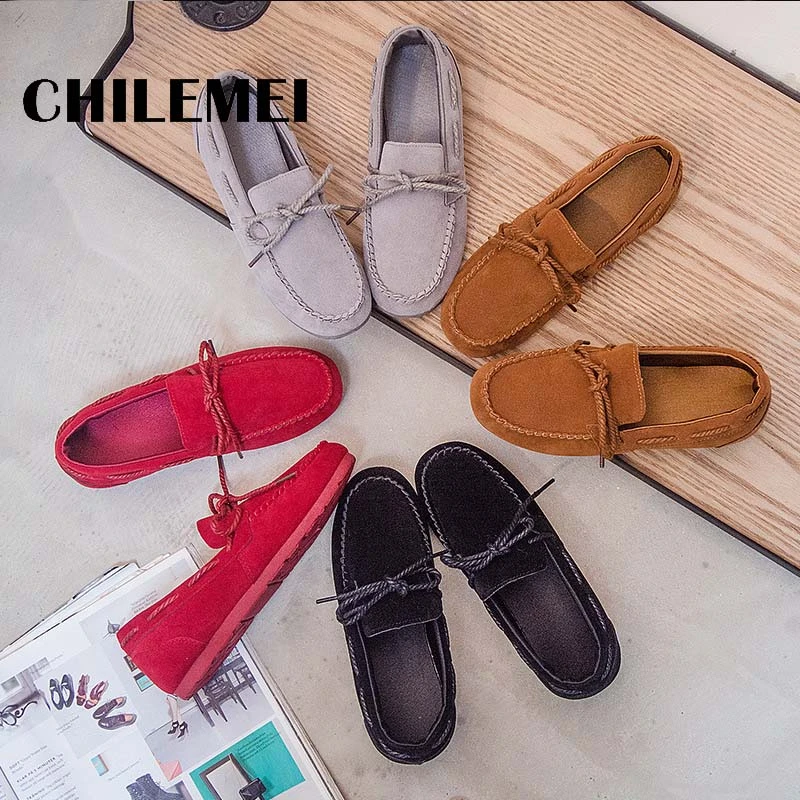 CHILEMEI Estilo de Moda de Verano Suave Mocasines Mujer Zapatos Mujeres de Planos Cómodos Mocasines Mocasines de Cuero de Alta Calidad Barato|shoes kids shoes|shoes wear orange dressshoe inner - AliExpress