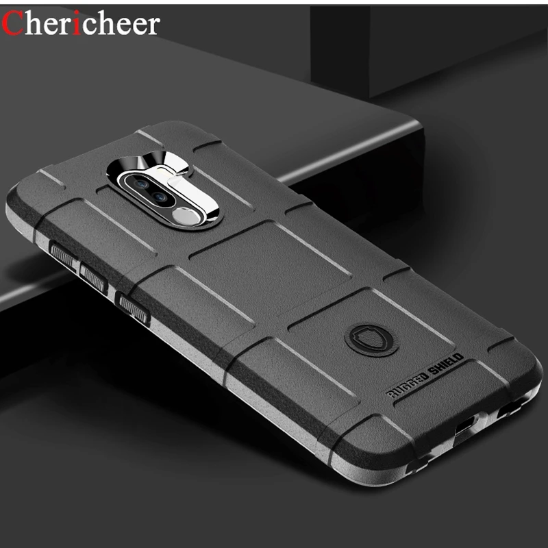 Pocophone F1 Rugged Case Armor Silicone Matte Bumper For Xiaomi Cover Poco Pocofone |