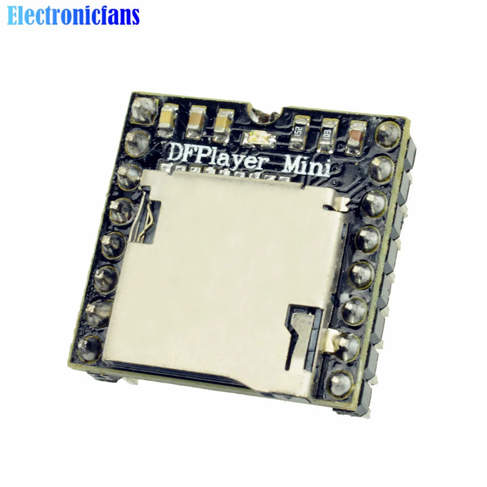 

5Pcs/Lot DFPlayer Mini MP3 Player Module MP3 Voice Decode Board For Arduino Supporting TF Card U-Disk IO/Serial Port/AD