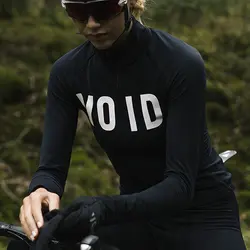 2019 весна с длинными рукавами Велоспорт Джерси для женщин Team VOID черная рубашка Майо Ropa Ciclismo горный велосипед Топы корректирующие дышащая