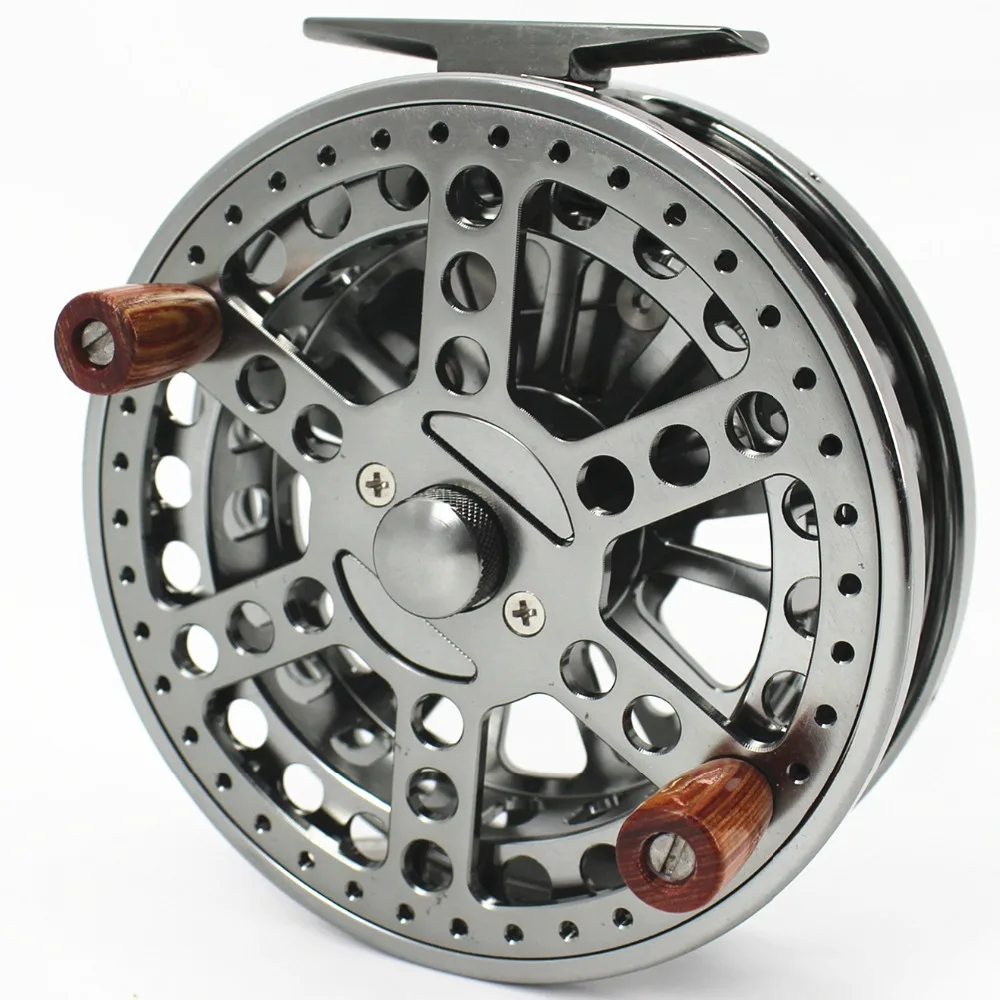 

113.5MM 4 1/2" CNC MACHINED ALUMINUM CENTER PIN CENTREPIN FLOAT REEL STEELHEAD SALMON TROTTING FISHING