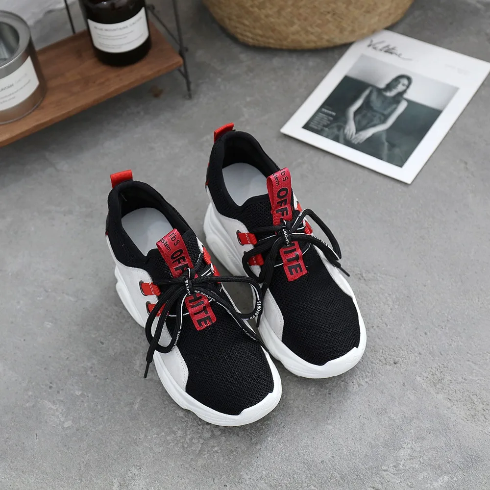 

2018 autumn new women's shoes muffin platform shoes fashion wild casual flat shoes trend single shoes.