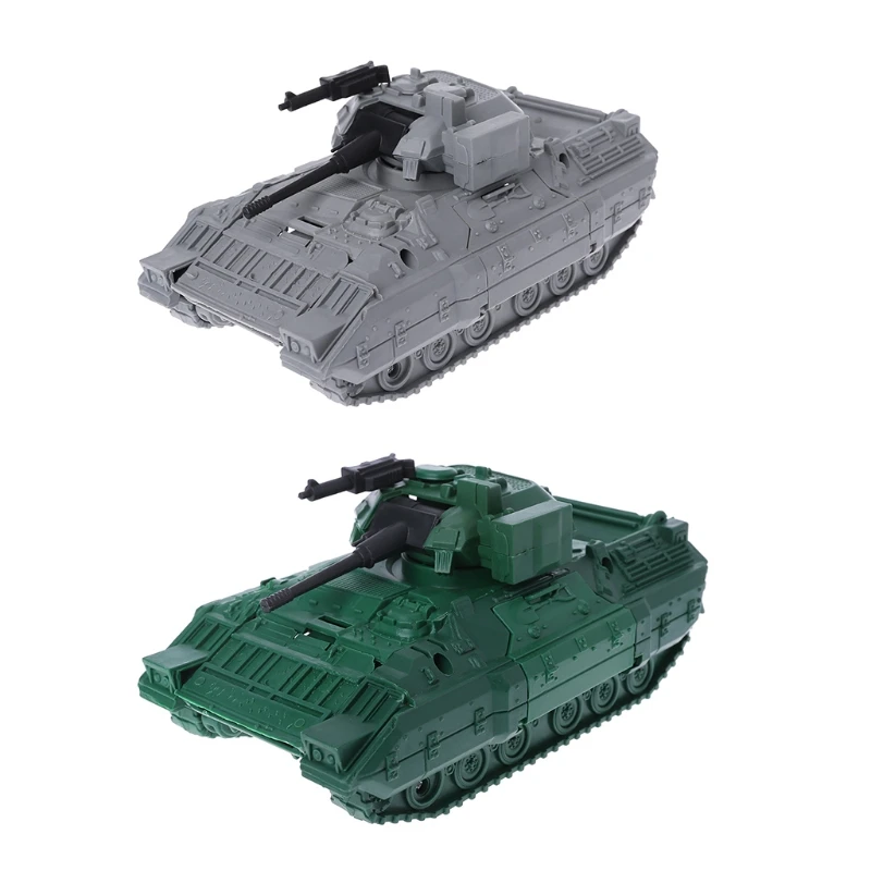 

1Pc Tank Cannon Model Military Vehicles Scenery Plastic Kids Boy Educational Toys For Kids