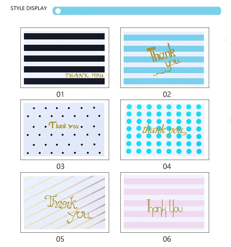  FANLUS 4inch x 6inch Thank You Cards Bulk Thank You Cards Set Blank on the Inside, Retro Designs Includes Envelopes  (3)