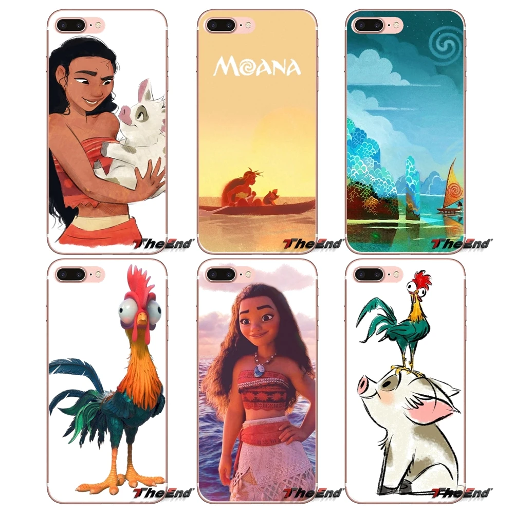 

Waialik Moana Princess Soft Phone Case Cover For Samsung Galaxy S9 Plus Note 8 One Plus oneplus 5T Meizu M5s LG V30 HTC U11