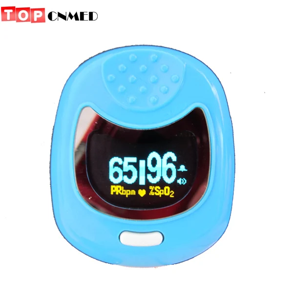 3pcs/lot Pulse oximeter oxímetro de pulso Pediatric Child Kids SPO2 PR Blood Saturation Oxygen Monitor Voltage Optional Contec - Цвет: Blue 110W