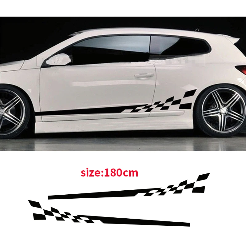 2Pcs Car Decal Vinyl Graphics Side Stickers Body Decals 2Pcs Car Decal Vinyl Graphics Side Stickers Body Decals