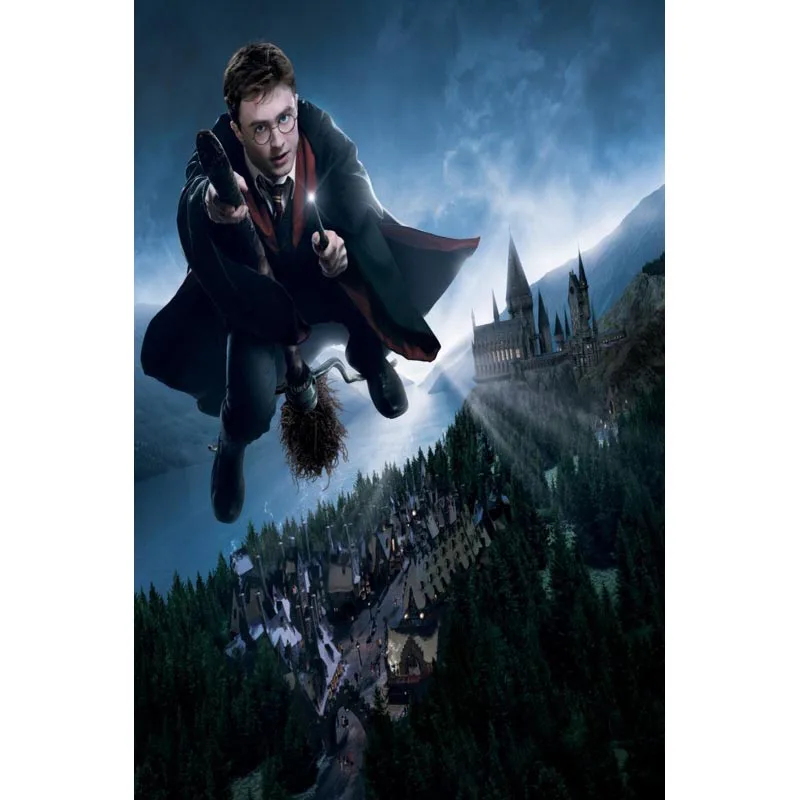 

New hot Custom Harry Potter Poster Print Silk Fabric Print Poster Print Cloth Fabric Wall Poster Custom Satin Poster