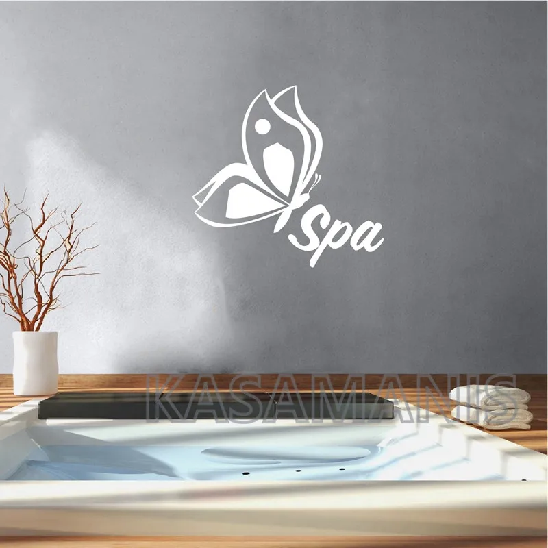 Spa Massage Therapy Art Wall Decal Bathroom Decor